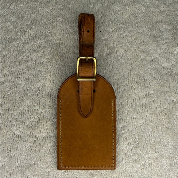 Vintage Louis Vuitton Luggage Tag and Poignier in Vachetta Leather (11E) - Picture 5 of 7
